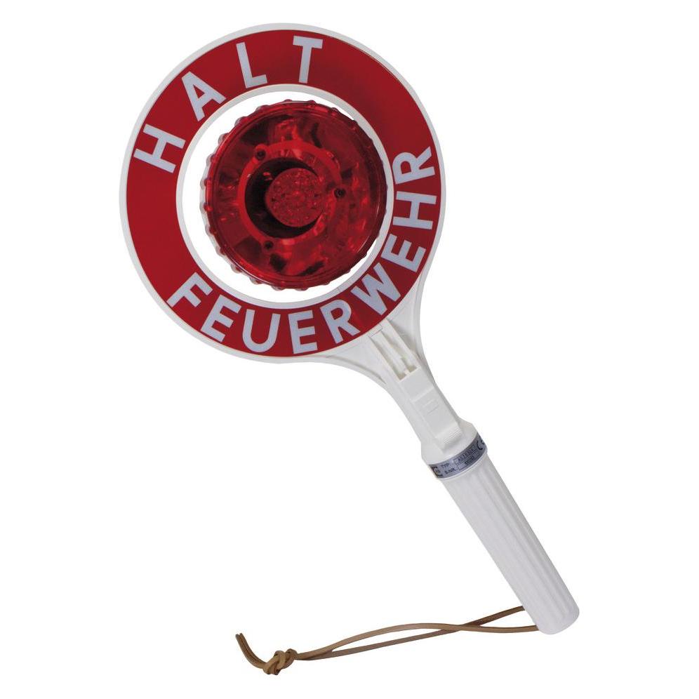 Dönges Anhaltestab lang, einseitig beleuchtet, Halt Feuerwehr, LED (35385370)