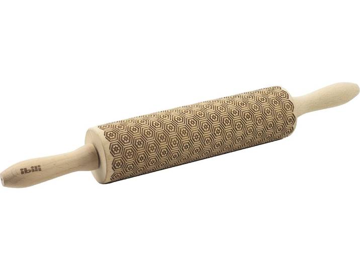 Teigroller Ibili 39,5 x 5 cm , braun, Teigroller, Teigroller