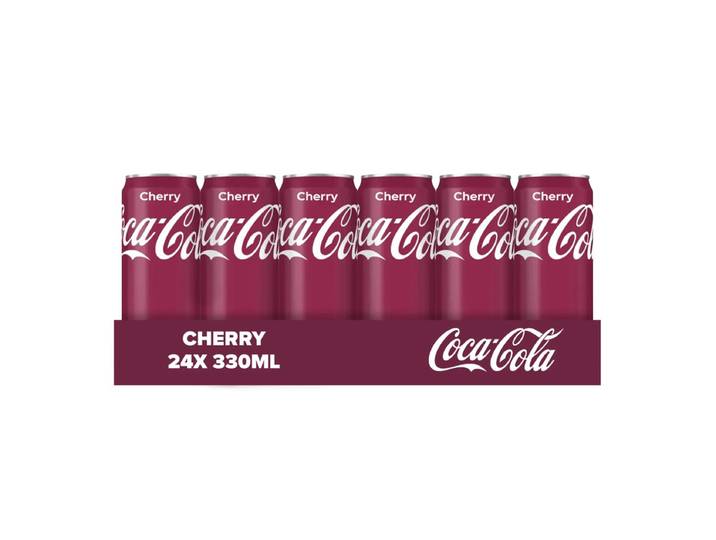 Coca-Cola Cherry Cola frisdrank - 24 x 330 ml