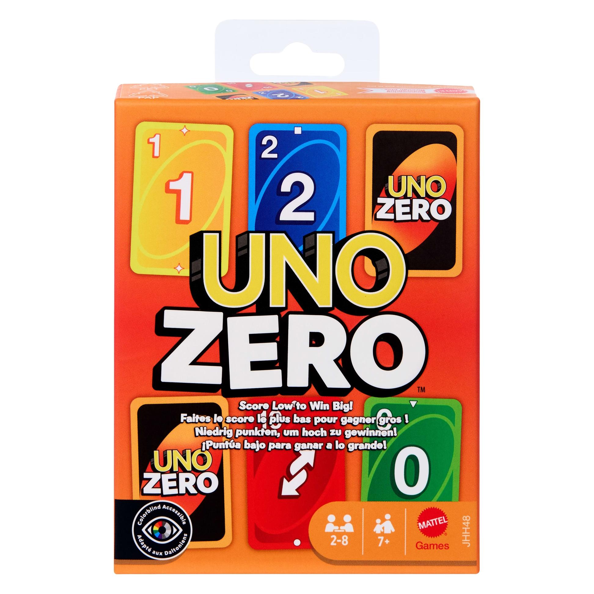 Mattel Games UNO Zero (Multilingual, 2 - 10 Spieler) (JHH48)