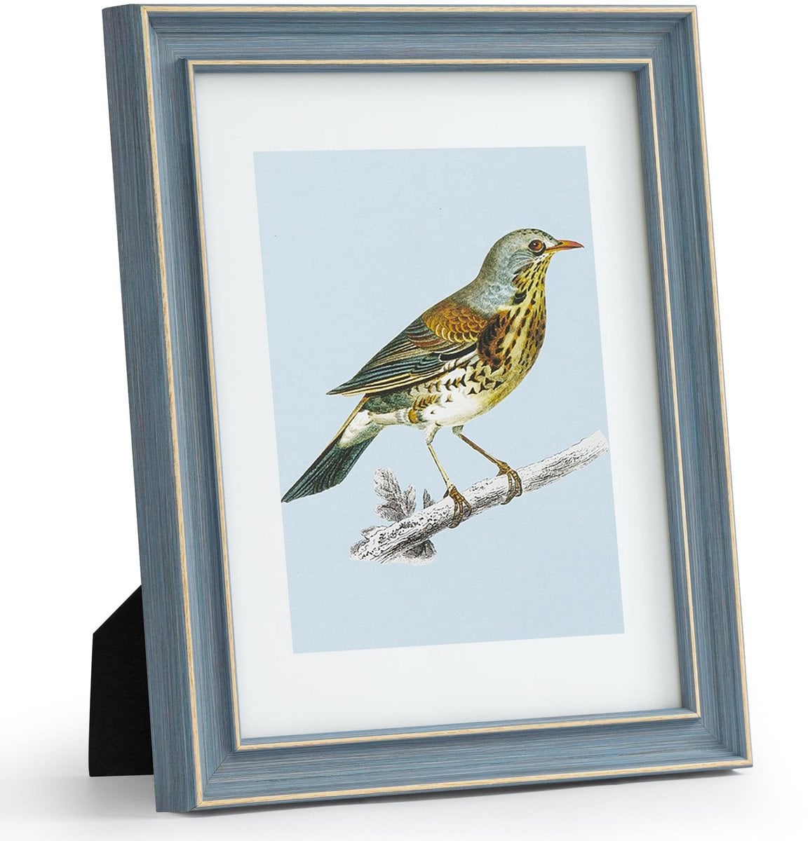 Dailygoods Vintage fotolijst met blauw zeedesign