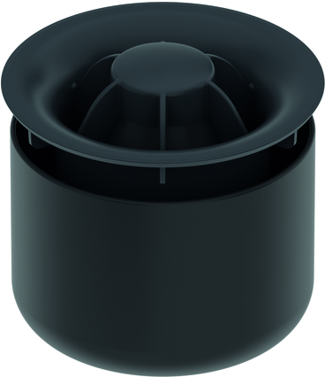 Piège à odeurs à membrane TECEdrainpoint S 3695005 pour Écoulement / vidrage DN50 standard et vertical, Écoulement / vidrage