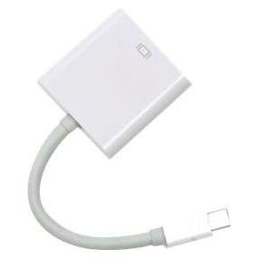JJ Computer JOUJYE AVC 227-0.1m MiniDVI/DVI adapter Kabel white (A 1643)