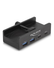 Delock Externer USB 5 Gbps 4 Port Hub 2 x Typ-A und 2 Type-C mit (64262)