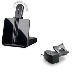 Plantronics Poly CS540 + HL10 - Kopfhörer - Ohrbügel - Büro/Callcenter - Schwarz - Monophon - Kabellos