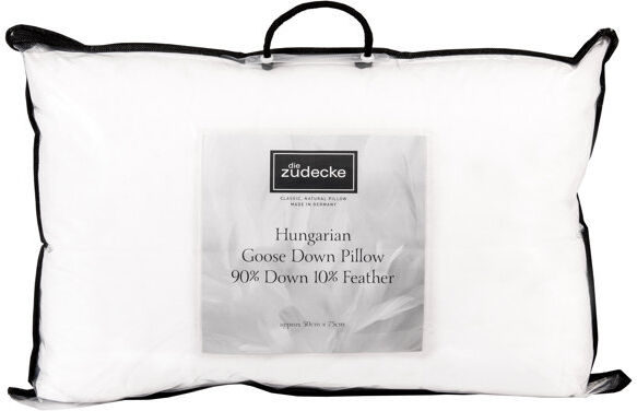 Die Zudecke 90% Hungarian Goose Down Pillow White Standard