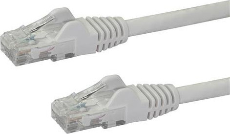 StarTech.com Cat6 Ethernet-netwerkkabel RJ45 naar RJ45, Wit, 50 cm