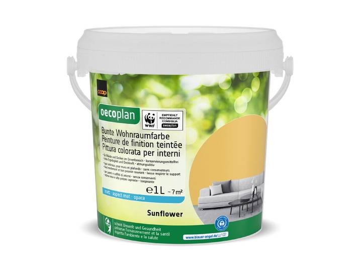 Bunte Wohnraumfarbe Sunflower 1L