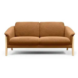Segmüller Werkstätten Sofa Nido01 Stoff Braun Bronze 2-Sitzer