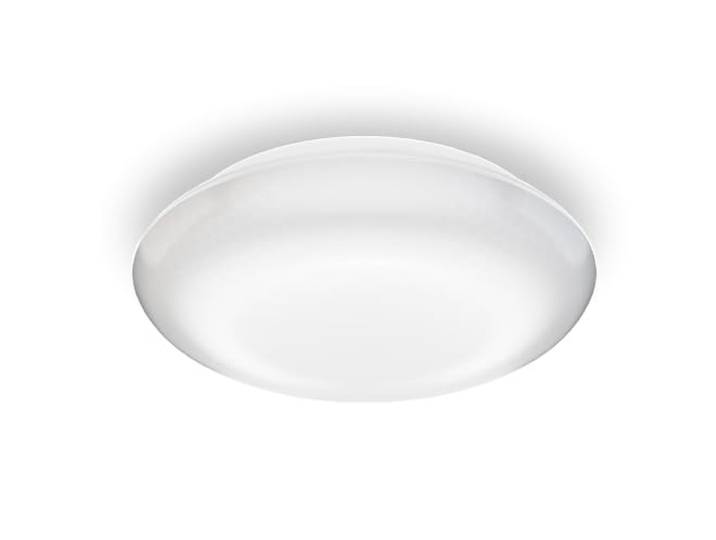 Steinel LED Deckenleuchte DL Vario Quattro S, 3000K warmweiß, 360° Bewegungsmelder in 4 Richtungen einstellbar, schlagfest, Nachtlicht, Weiß
