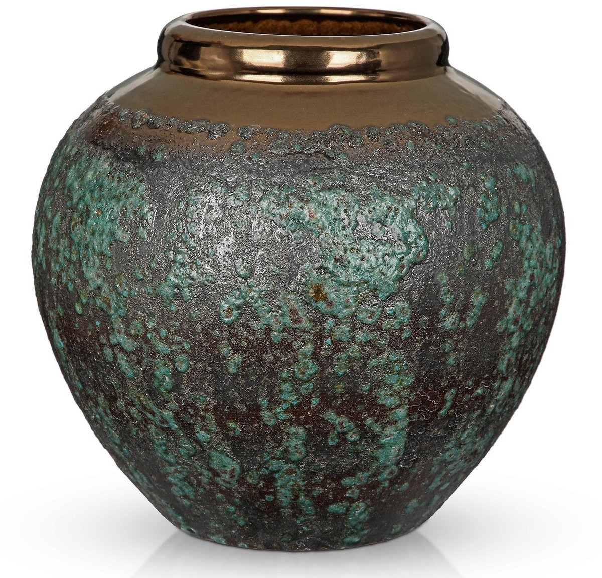 Omgoods - Rustieke Terracotta Bloemenvaas met Brede Mond
