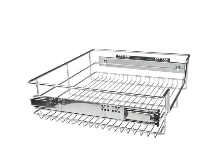 Tiroir Téléscopique de Cuisine Jago® - 4 Pièces - Charge max. 20kg - Gris - Vintage