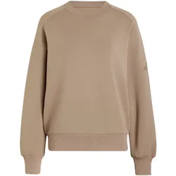 adidas Soft Lux Sweatshirt Damen KS7922 - khaki six XS