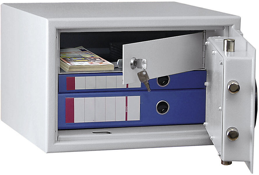 kaiserkraft Möbeleinsatztresor mit Innentresor, VDMA B, S2, HxBxT 255 x 395 x 380 mm
