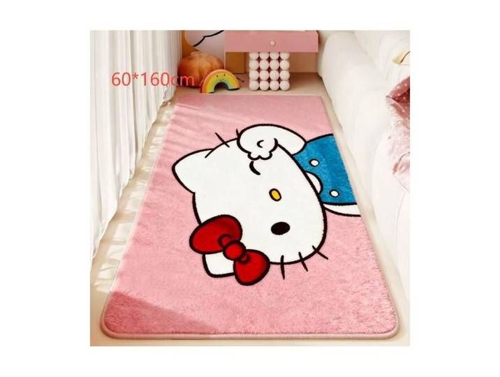 Tapis Hello Kitty clin d'œil rose 60*160cm