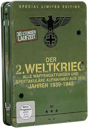 Der 2. Weltkrieg - Alle Waffengattungen und spektakuläre Aufnahmen aus den Jahren 1939-1945 (Special Limited Edition) [6 DVDs] - Preis vom 13.10.2026 11:25:28 h