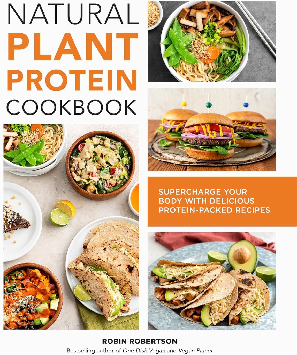 Various Publishers Natural Plant Protein Cookbook by Robin Robertson & The Soup Maker Cookbook by Norma Miller - 2 Book Paperback Set - Vegan & Soup Recipes for Adults