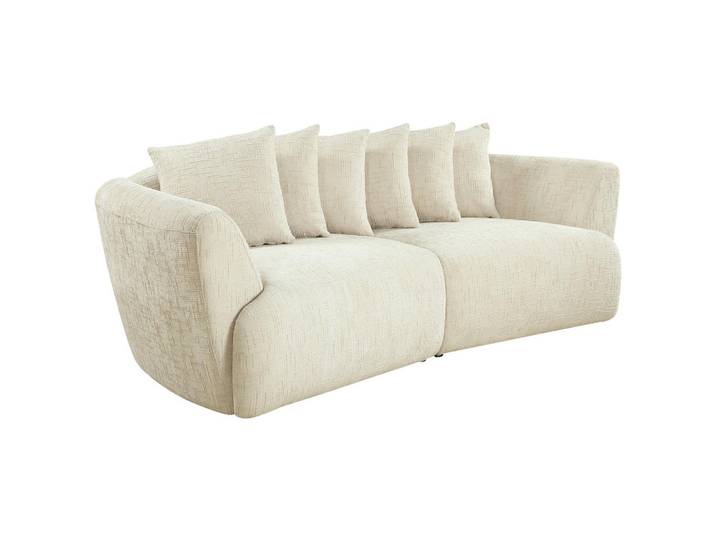 Carryhome Loungesofa, Beige, 3-Sitzer, Füllung: Polyester, 240x79x118 cm, Loungemöbel, Outdoorsofas