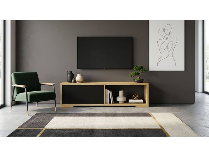 Kleines Lowboard aus Massivholz - Individuell für Sie angefertigt Eiche Natur geölt