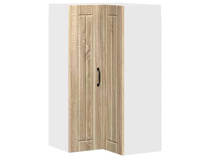 IBUQDDV Wand-Eckschrank Lucca Sonoma-Eiche 57 x 57 x 100 cm Holzwerkstoff, Rahmen aus Holzwerkstoff, rechteckige Form, nur Innenbereich, moderne Ästhetik, Küchenlayouts