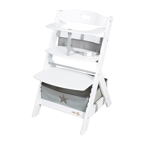 Roba LIV UP multifunctionele kinderstoel met organizer set - Wit