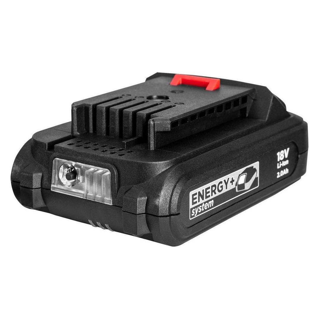 Graphite Zestaw E+: podkaszarka (58G030) + akumulator 2ah + ładowarka 58G030-BC (Kunststoffmesser) (TOP-58G030-BC)