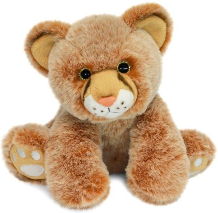 Peluche Dans la Savane Bébé Lion Marron 18 cm - Histoire d'Ours