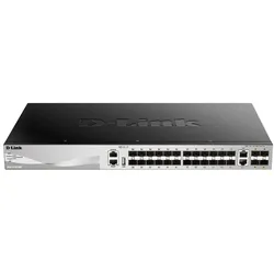 D-Link DGS-3130-30S/E, 30-Port Layer 3 Fiber Gigabit Stack Switch
