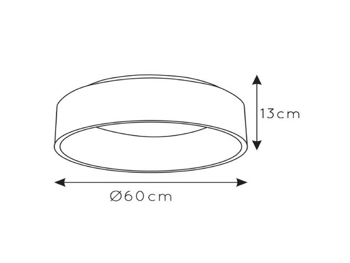 Lucide LED Deckenlampe Talowe, dimmbar, weiß / opal, für Wohn- / Esszimmer, Aluminium, Modern, LED Deckenleuchte