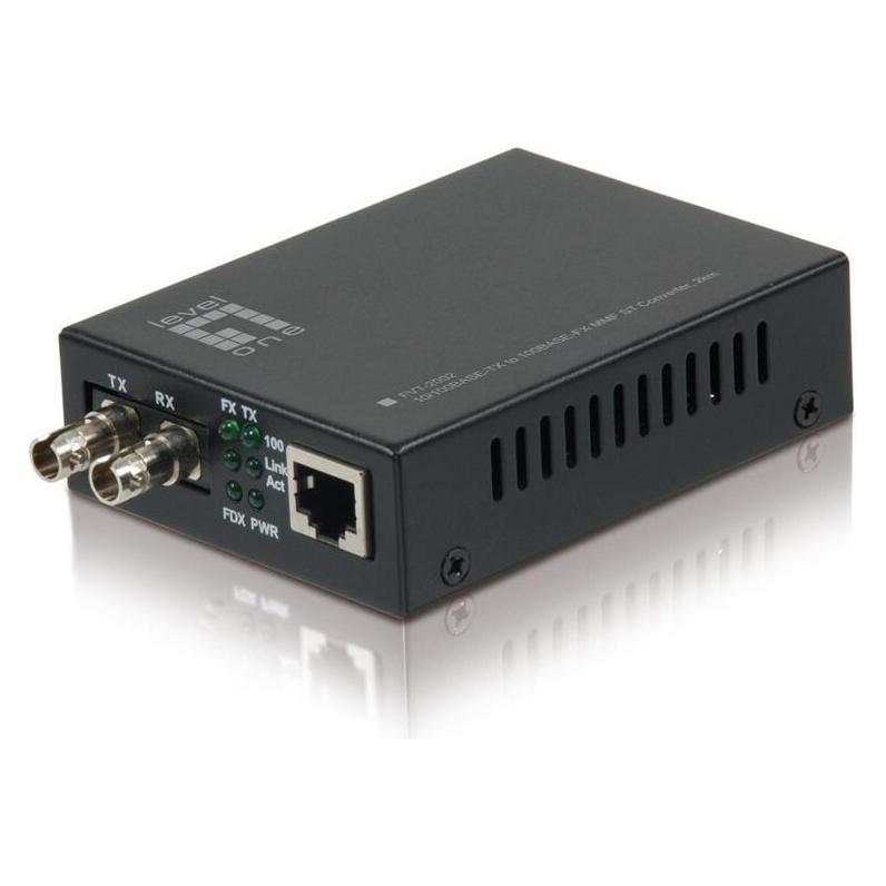 LevelOne FVT-2002: Media Konverter RJ45-ST (Media Konverter) (540675)