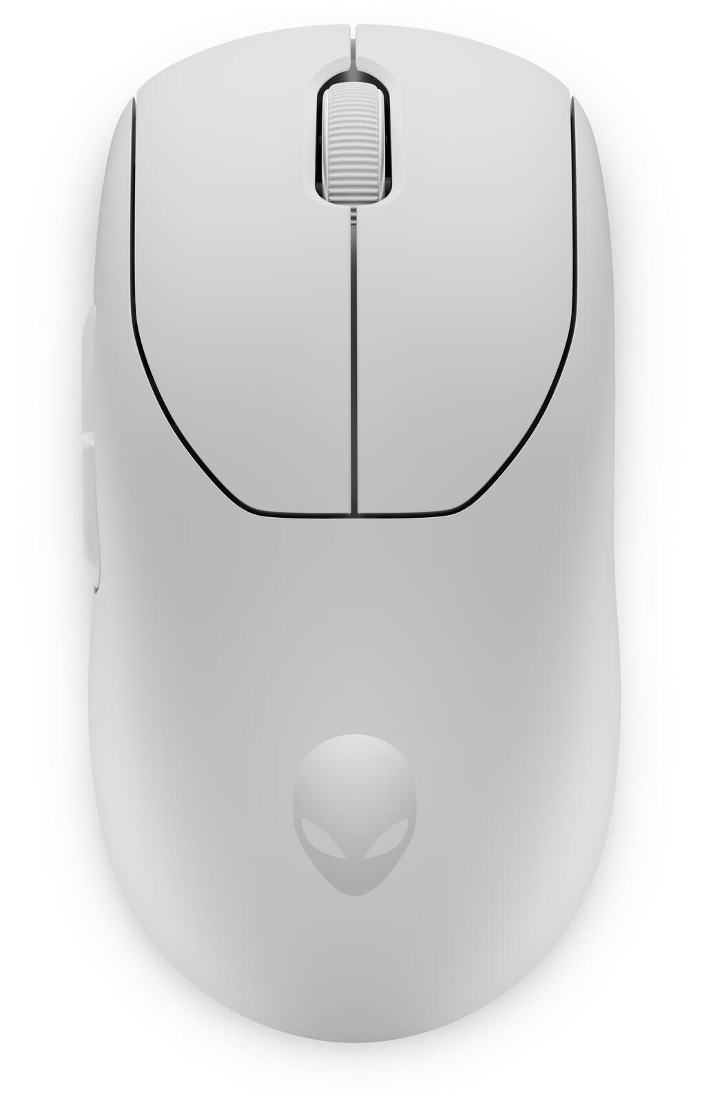 Dell Alienware Pro Wireless-Gamingmaus mit kabelgebundener Option, Lunar Light PRO-MS-W-DEAM