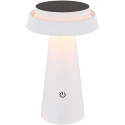 Globo, Gartenbeleuchtung, Solarleuchte Kunststoff Weiss, 1xled (IP54)