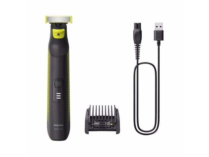 Philips OneBlade Pro QP6506/15 Bart-/Bodytrimmer – Trimmer/Barttrimmer/Bartschneider – schwarz / gelb