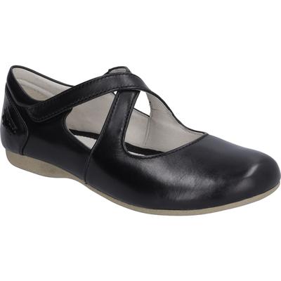 Ballerina JOSEF SEIBEL "Fiona 72, schwarz", Damen, Gr. 38, schwarz, Obermaterial: 100% Rindsleder Leather cow., Schuhe Ballerina