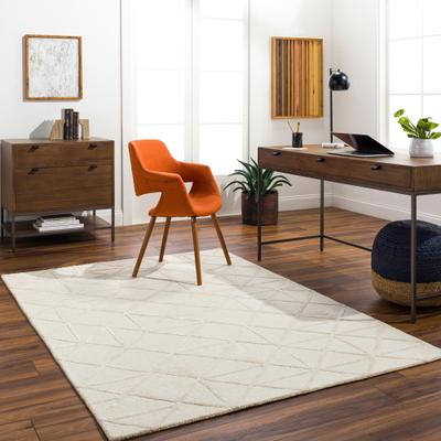 Livabliss Jazari Handmade Classic Geometric Wool & Viscose Area Rug
