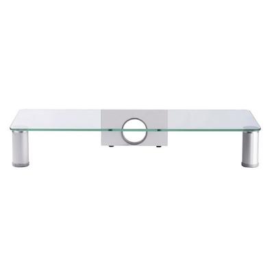 Alu Glas Monitorerhöhung Glas – TV Ständer Parco