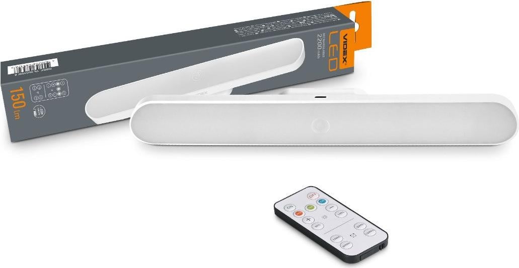 Videx USB-C oplaadbare LED-lamp met magnetische bevestiging en afstandsbediening
