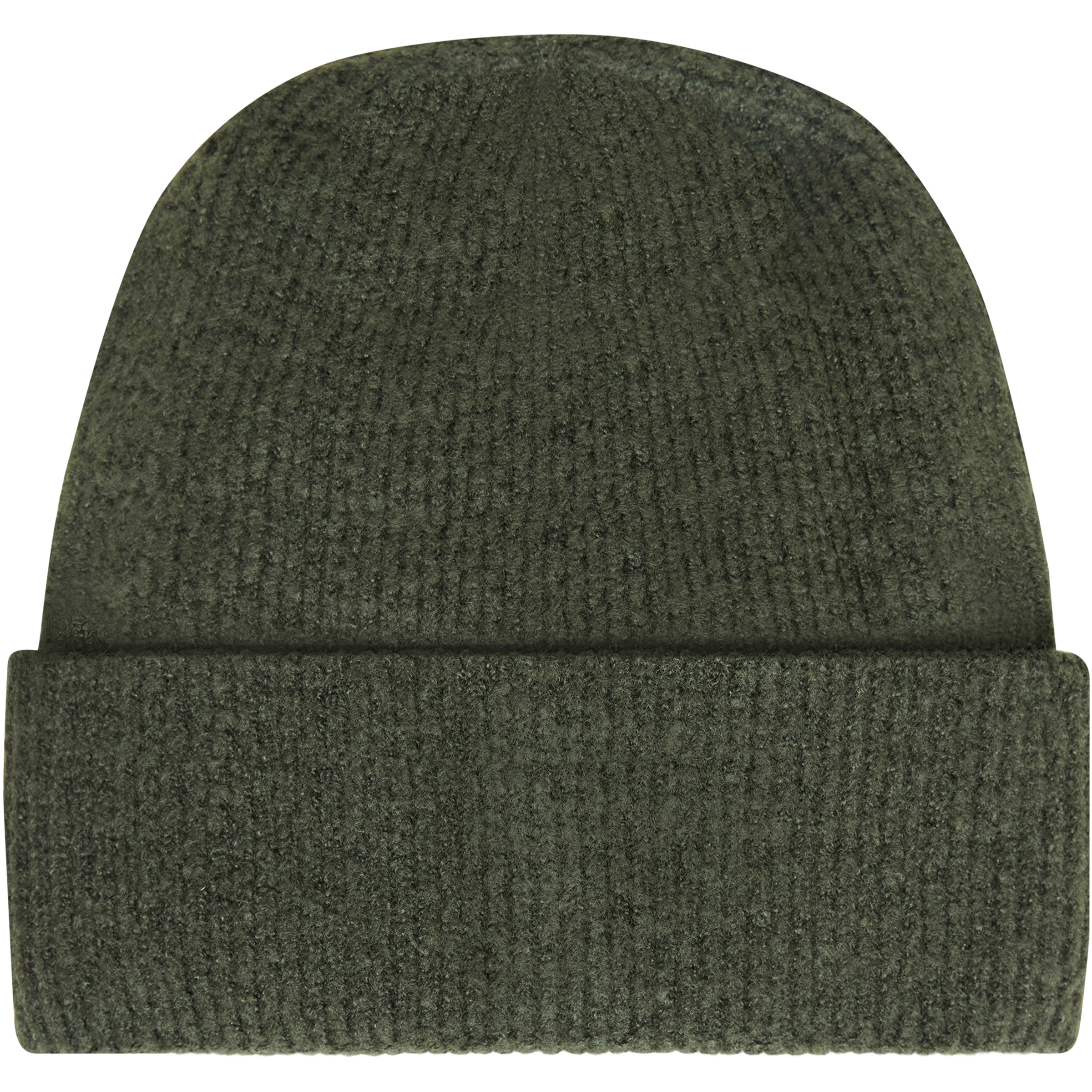 KnowledgeCotton Apparel Soufflé Yarn Mützen & Beanies oliv Lifestyle Elastisch