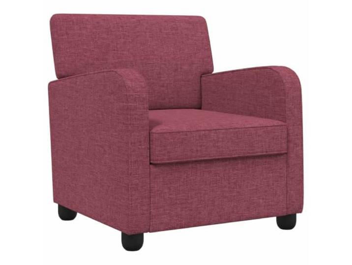 KDVXBCQJH Moderner Sessel Weinrot Polstersessel Stoff Loungesessel Gemütlicher Akzentsessel mit weichem Stoffbezug und Holz-Metall-Rahmen für Wohnzimmer, Schlafzimmer und Leseecke.