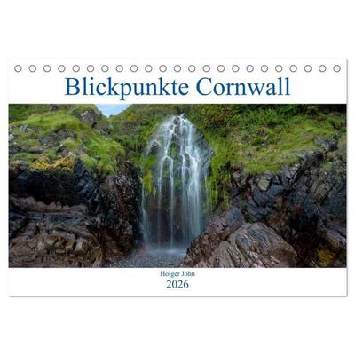 Blickpunkte Cornwall (Tischkalender 2026 DIN A5 quer), CALVENDO Monatskalender