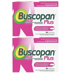 Buscopan Plus Doppelpack 2X18 St