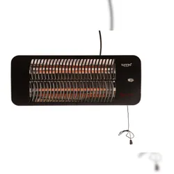 Sunred Terrassenheizer Elektra Quartz - Aluminium - Kupfer - Länge 52 cm - Höhe 180–214 cm - stehend - schwarz - 2000 Watt