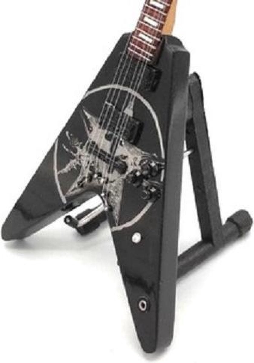 Miniatuur replica Dean Old Skull V gitaar - Eric Peterson - Testament
