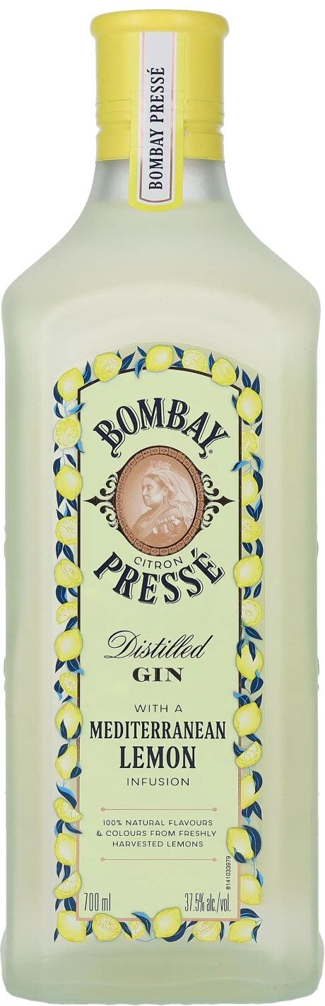 Bombay Gin Bombay CITRON PRESSÉ Distilled Gin 37,5% Vol. 0,7l