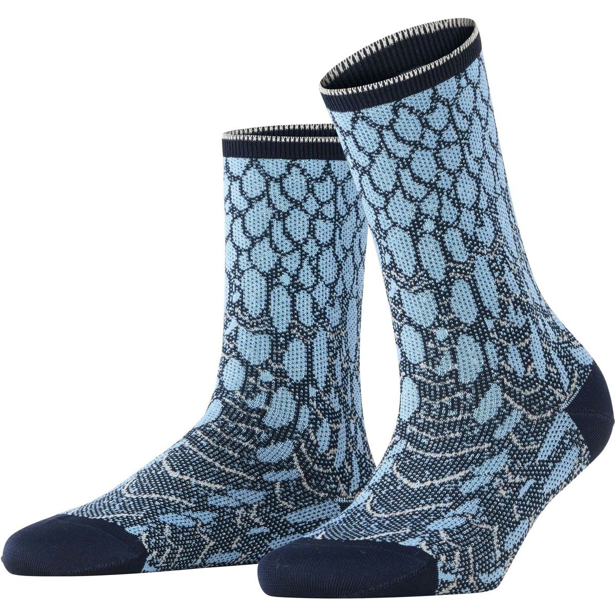Falke Owl Rhapsody Damen Socken space blue (6116) 39-42 46936-6116-39-42