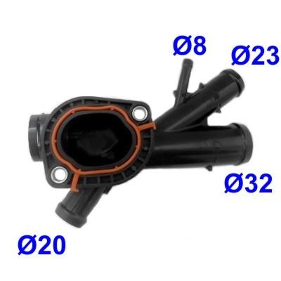 MEAT & DORIA Kühlmittelflansch 93164 für Skoda
