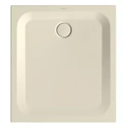 Bette BetteUltra Duschwanne 1660-001 100x90x2,5cm, pergamon