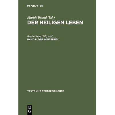 Der Winterteil, Gebundene Ausgabe von Margit Brand,Bettina Jung,Werner Williams-Krapp,Werner Williams-Krapp, De Gruyter, 978-3-484-36051-8