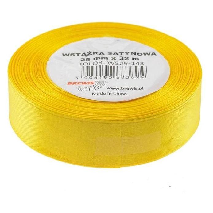 Brewis Gelbes Satinband 25mmx32m (AA060BRW)