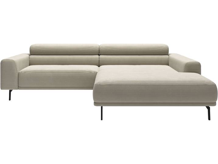 SCHÖNER WOHNEN-Kollektion Tossa, Modernes Design trifft smarte Funktione, Breite 258 cm Motorischer Sitzvorzug, Kopfteil-Funktion & Saugroboter-Höhe